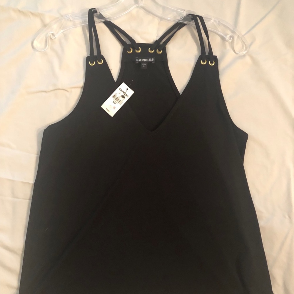 Express V-neck Grommet Tank